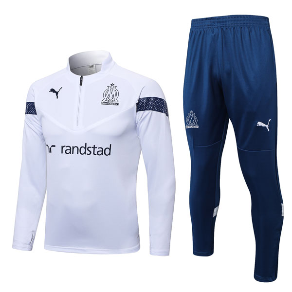 Sweatshirts Marseille 2022-2023 Weiß Blau